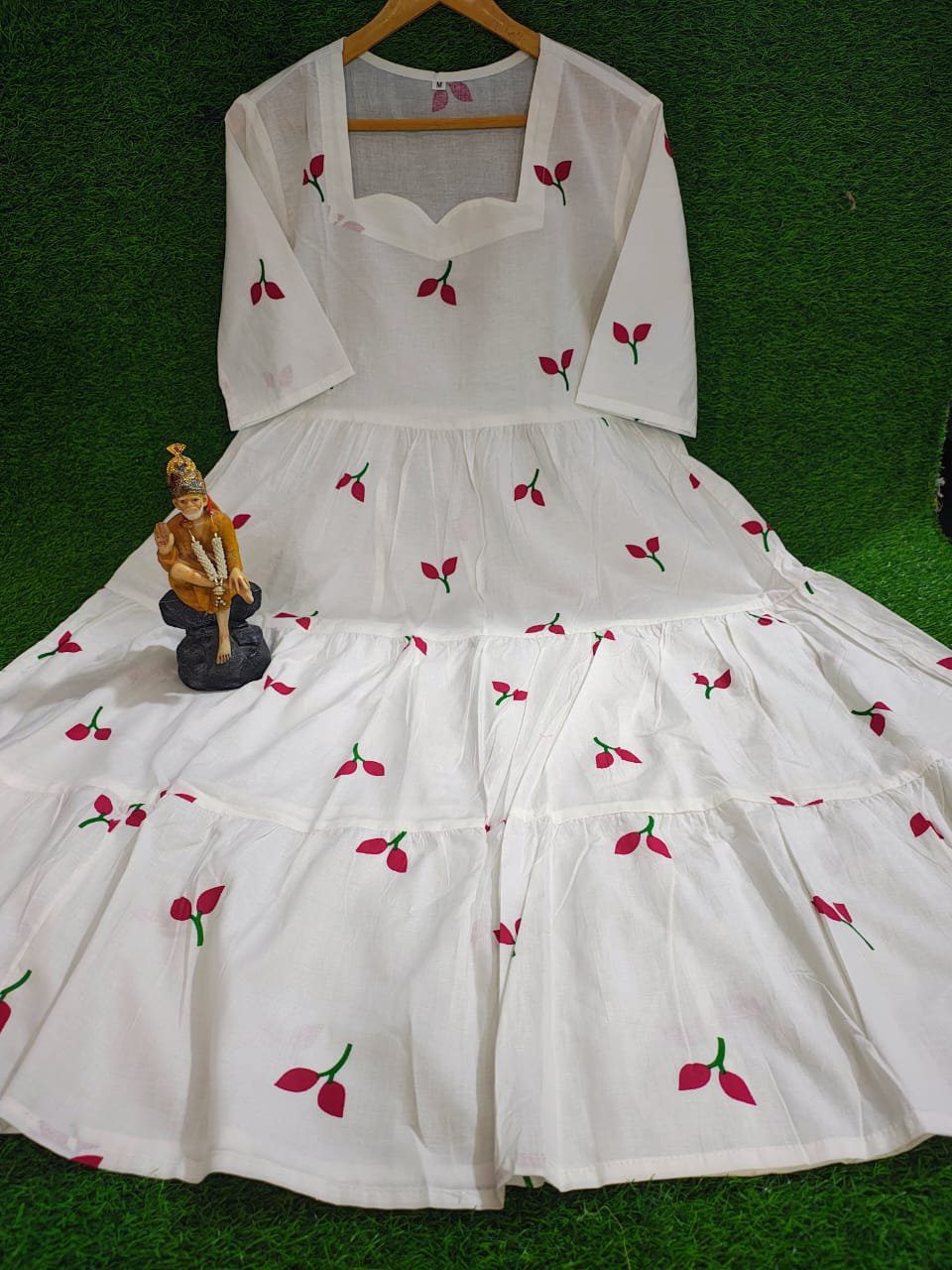 Summer Lotus Cotton Dress