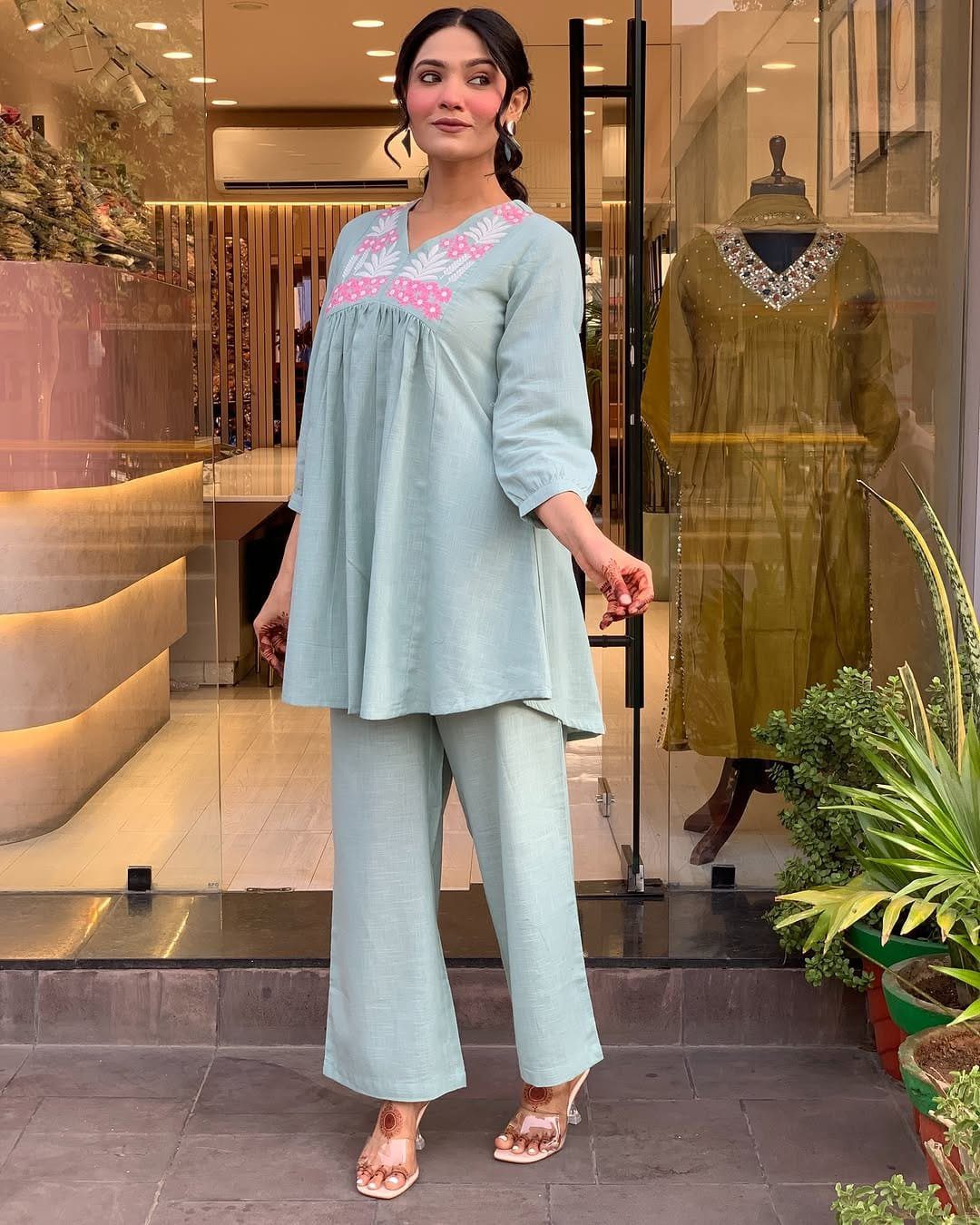 Festival Collection Embroidery Cord Set