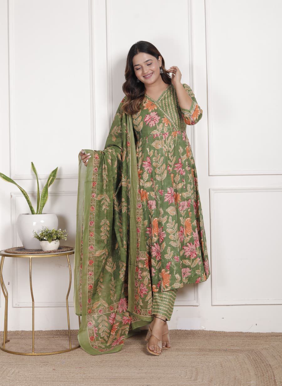 Sanganeri-Print-Angrakha-Suit